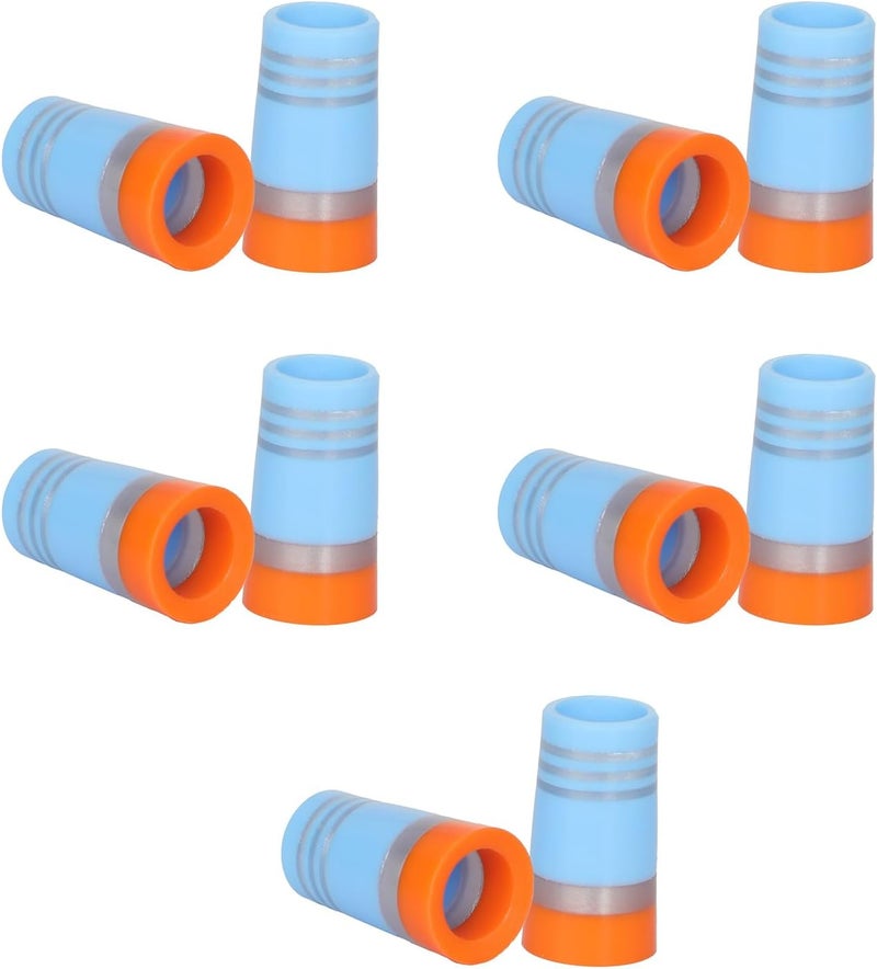 KAKASEA 10 Pcs Golf Ferrules,Golfing Club Ferrules Colorful Golfing Iron Ferrules Fit 0.35Inch Tapered Steel Shafts - Image 1